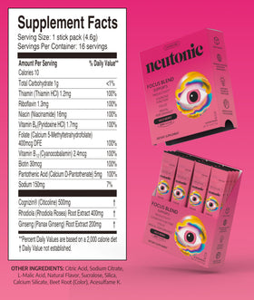 Poudre Nootropique Neutonic Saveur Baies Sauvages en usage quotidien