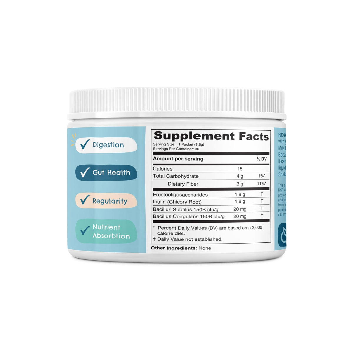 Poudre Nurished Super Pooper 150g avec cuillère doseuse