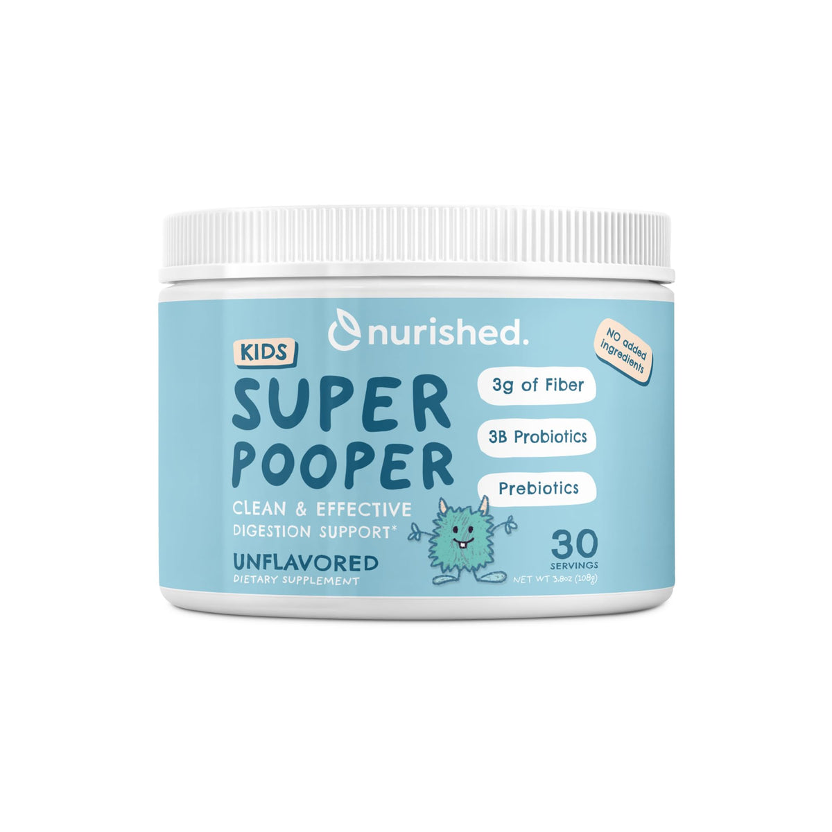 Poudre Nurished Super Pooper 150g vue de face
