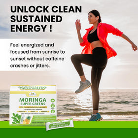 Poudre Organic Veda Moringa Amla avec ananas