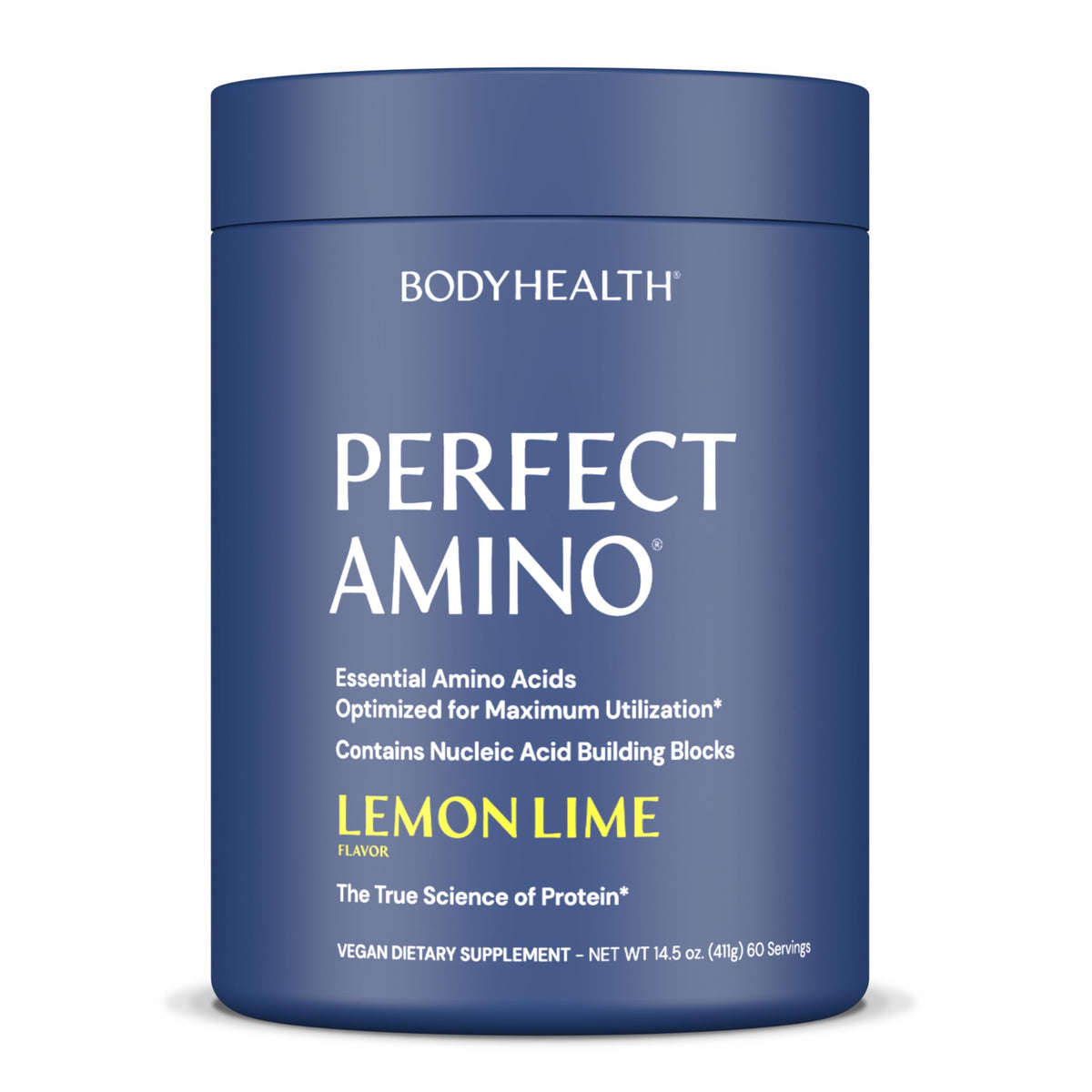 Poudre PerfectAmino BodyHealth Citron Vert vue de face