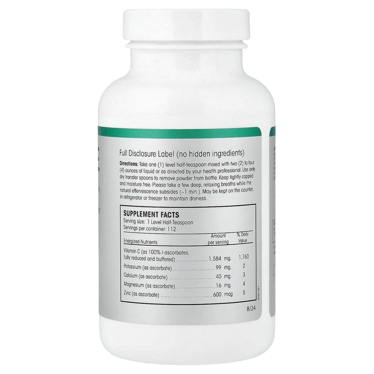 Poudre Potent C Guard de PERQUE montrant la texture en poudre