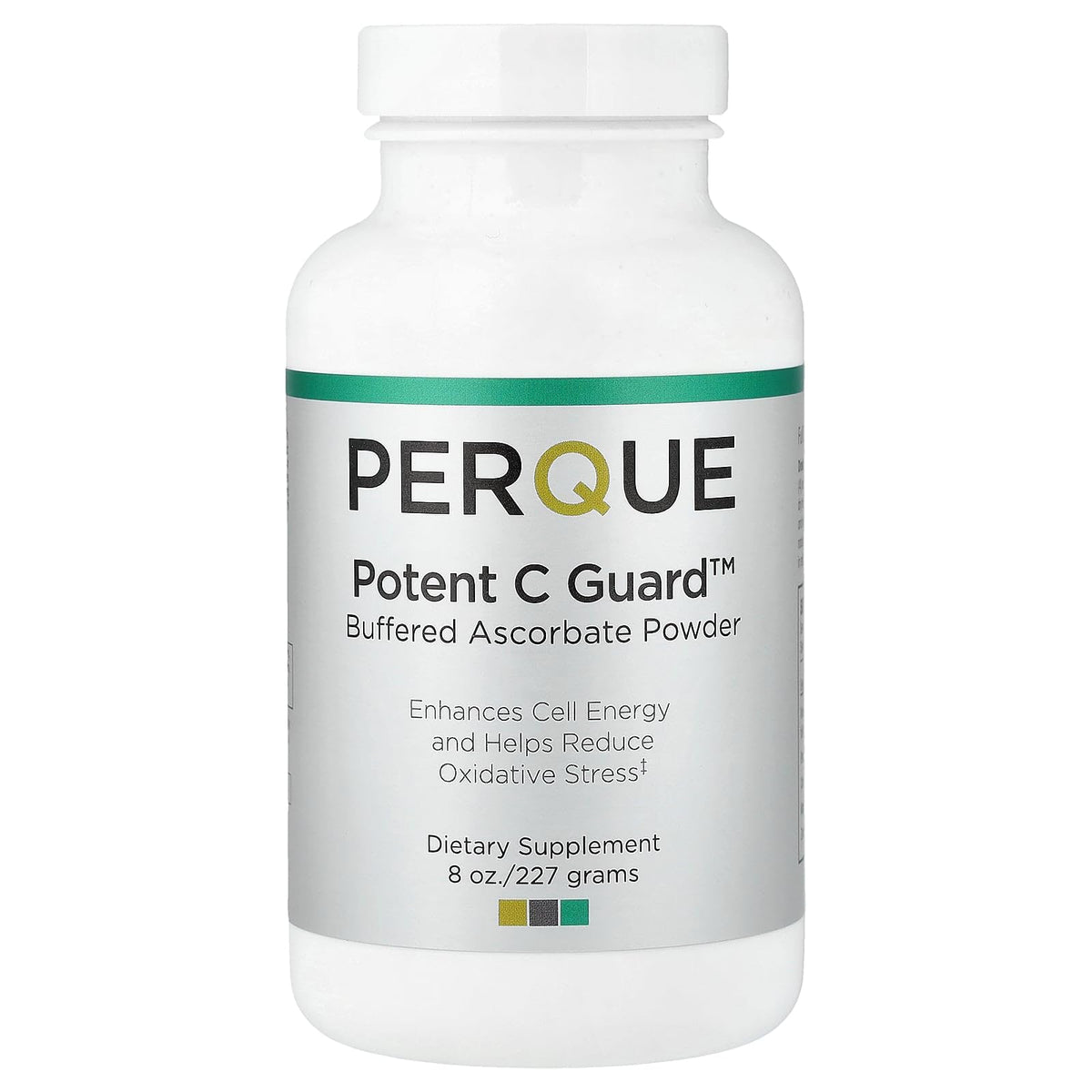 Poudre Potent C Guard de PERQUE vue de face avec emballage