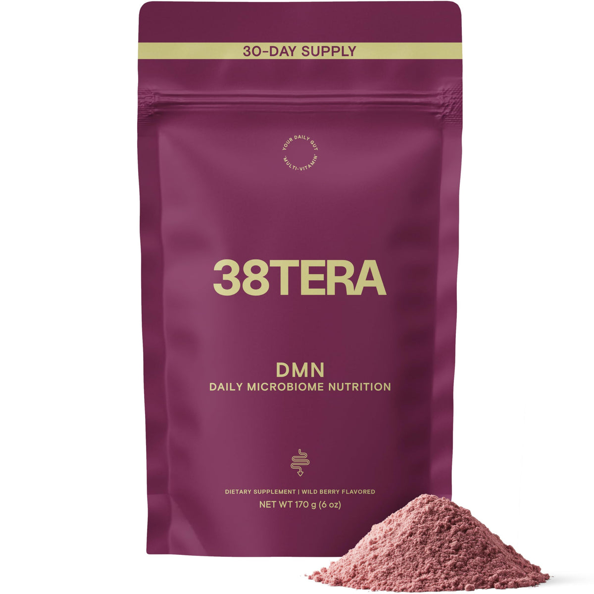 Poudre prébiotique 38TERA Baies Sauvages 181g vue avant