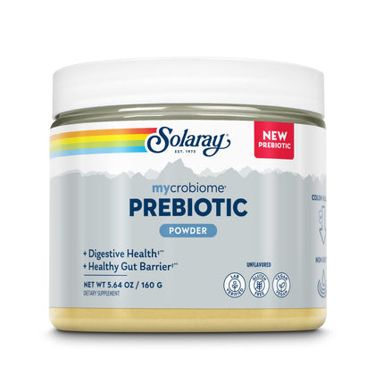 Poudre prébiotique SOLARAY Mycrobiome 222g vue de face