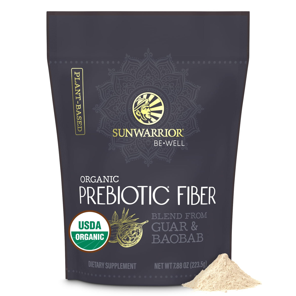 Poudre prébiotique Sunwarrior 235g sachet avant
