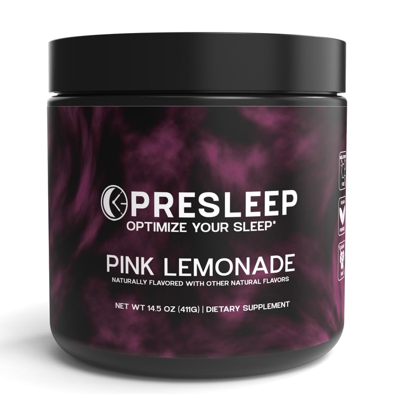 Poudre PreSleep pour le sommeil saveur citron rose vue de face