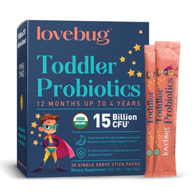 Poudre probiotique LOVEBUG pour enfants, 30 sachets