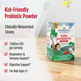 Poudre probiotique Nordic Naturals vue de face