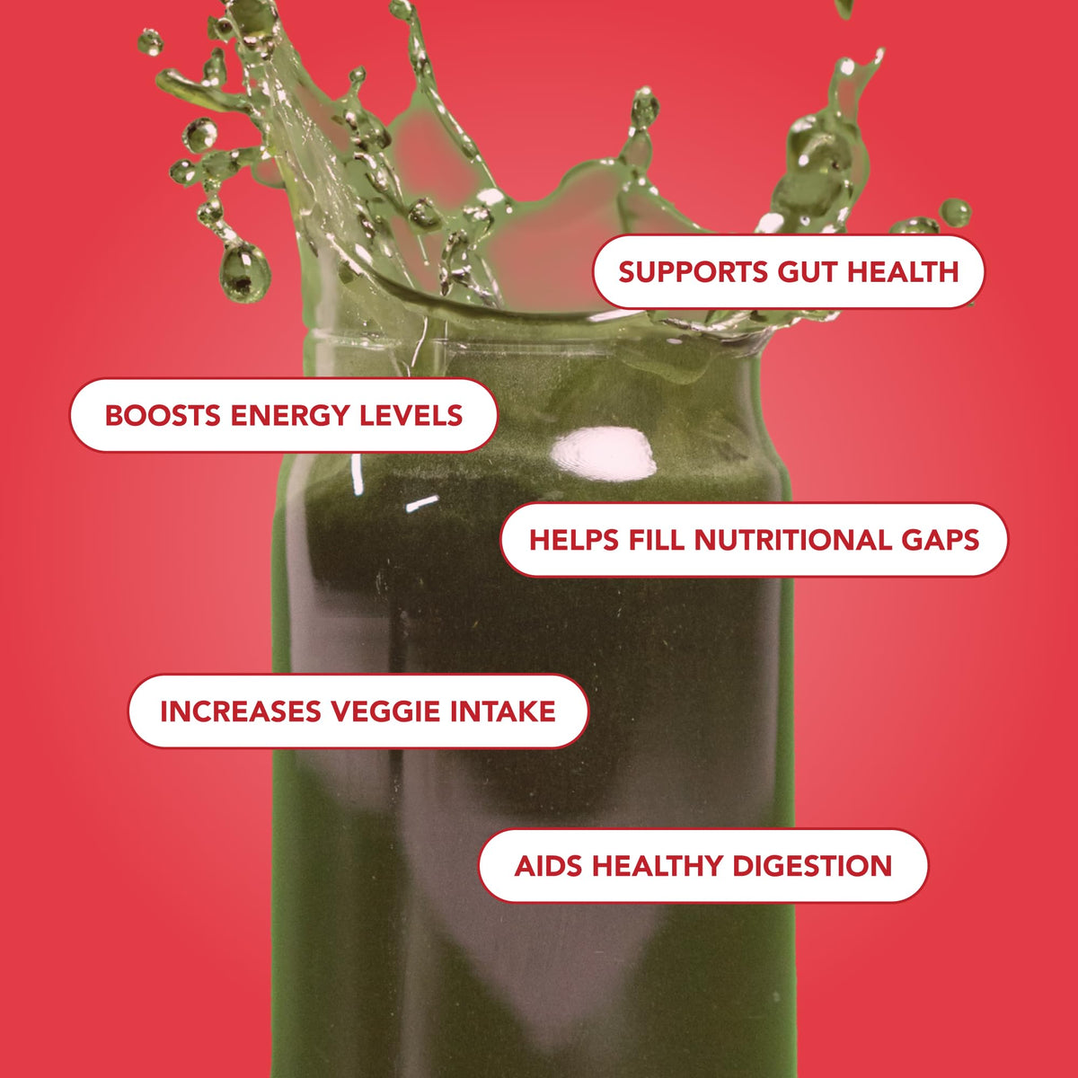 Poudre Super Greens Cherry Limeade avec des fruits et légumes