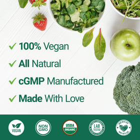 Poudre Super Greens dans un verre d'eau