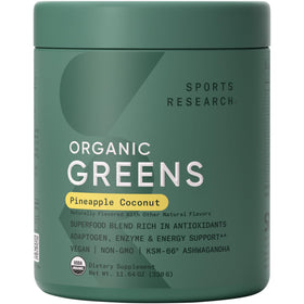 Poudre Superfood Bio Sports Research 11,6oz Ananas Coco vue de face
