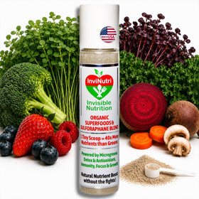 Poudre superfood InviNutri 30 servings, boîte vue de face
