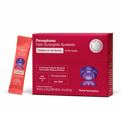 Poudre synbiotique Persephone en sachets individuels de 30 portions