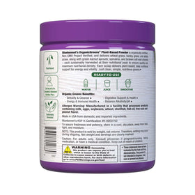 Poudre Verte Bio BlueBonnet dans un bol sur une table en bois