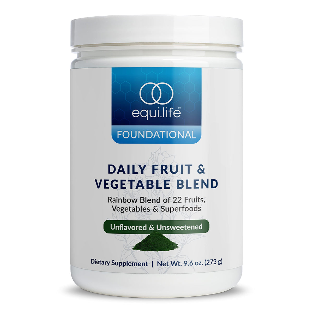 Poudre verte quotidienne Equilife en pot de 372g