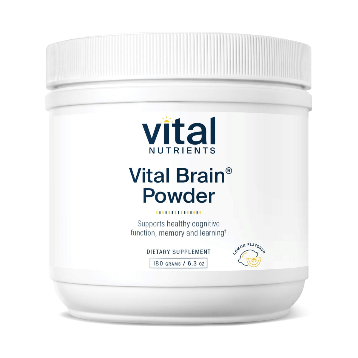 Poudre Vitale pour le Cerveau Vital Nutrients 150g, vue de face
