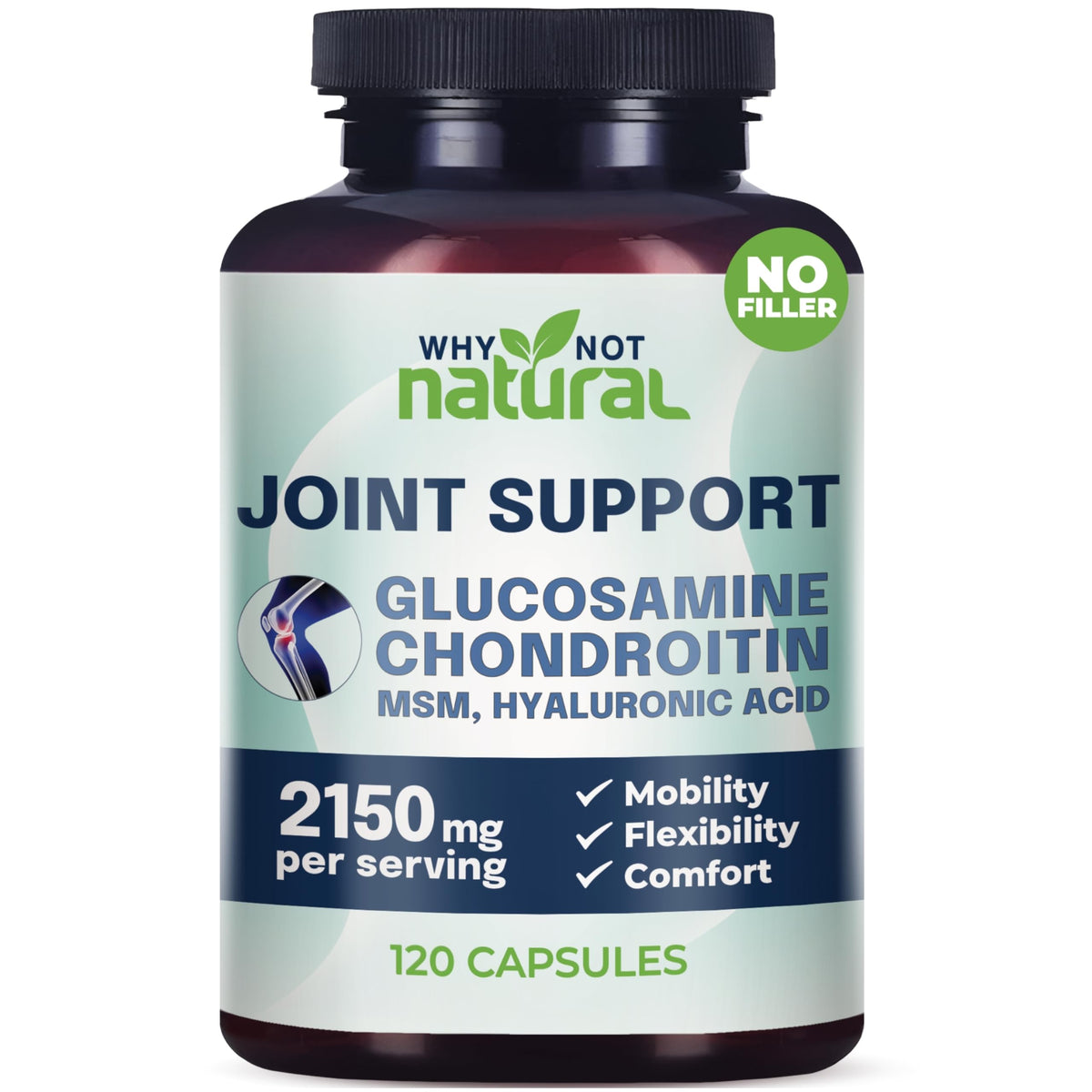 Pourquoi Not Natural complément alimentaire chondroïtine 250 mg et glucosamine 1500 mg