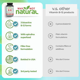 Pourquoi pas naturel Vitamine B12 5000 mcg en format 50g