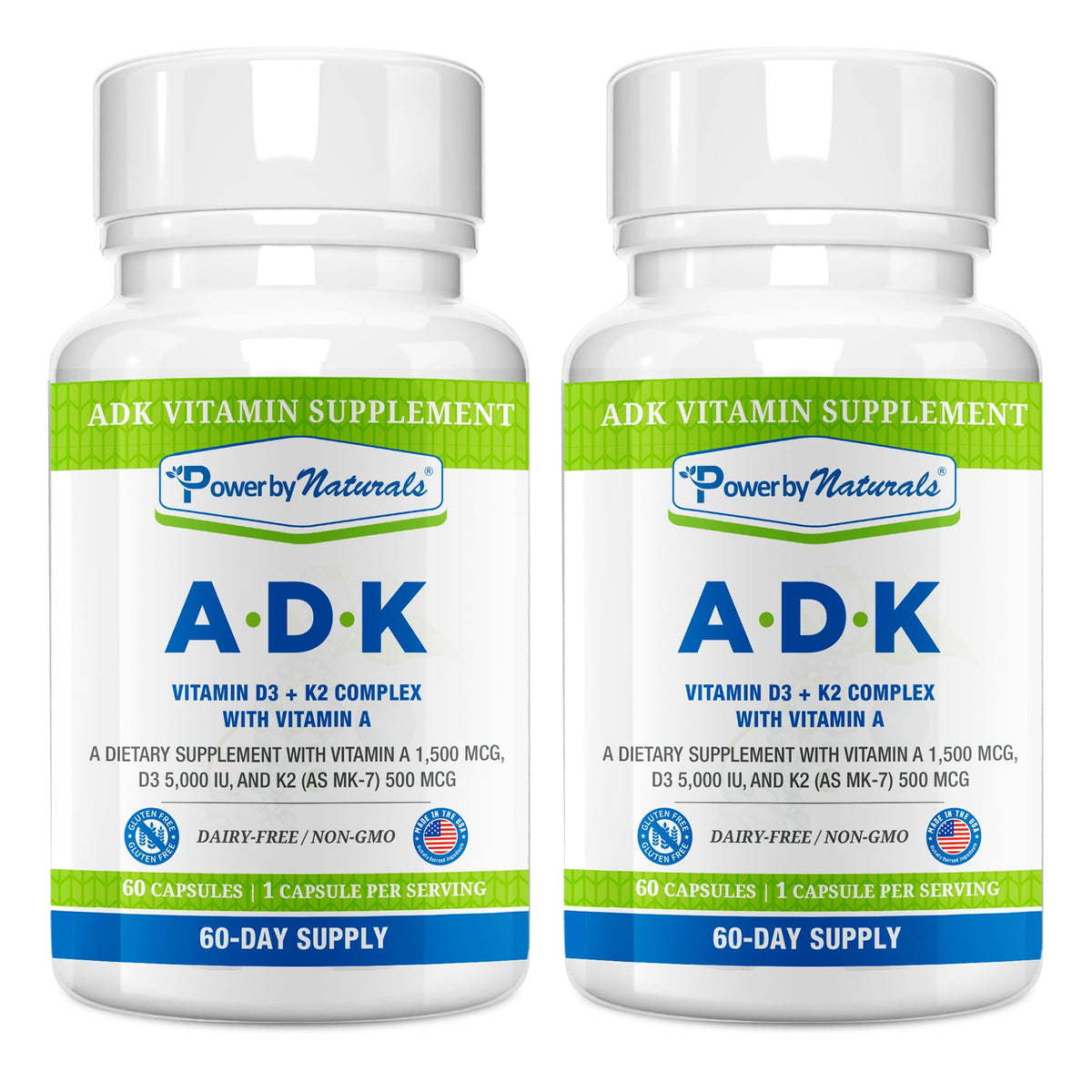 Power By Naturals ADK complément alimentaire 120 capsules