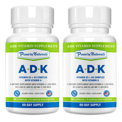 Power By Naturals ADK complément alimentaire 120 capsules