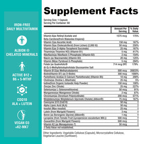 Power By Naturals Methyl Multi One multivitamine 120 capsules avec étiquette