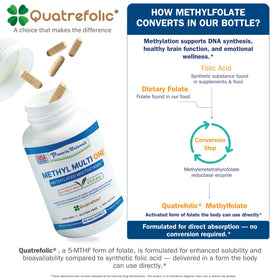 Power By Naturals Methyl Multi One multivitamine 120 capsules et boîte
