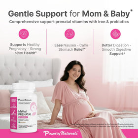 Power By Naturals Methyl Prenatal bottle side view