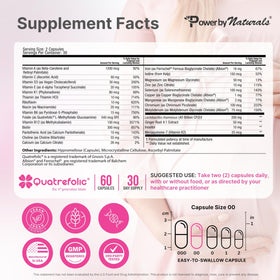 Power By Naturals Methyl Prenatal bottle with label