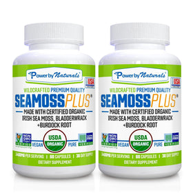 Power By Naturals Mousse de Mer Irlandais Bio 120 capsules vue de face