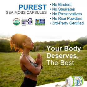 Power By Naturals Mousse de Mer Irlandais Bio capsules avec ingrédients