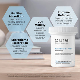 Power Probiotic 100B Pure Therapro Rx label details