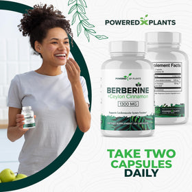 POWERED X PLANTS Complément Alimentaire Berbérine 1300mg à côté d'autres produits