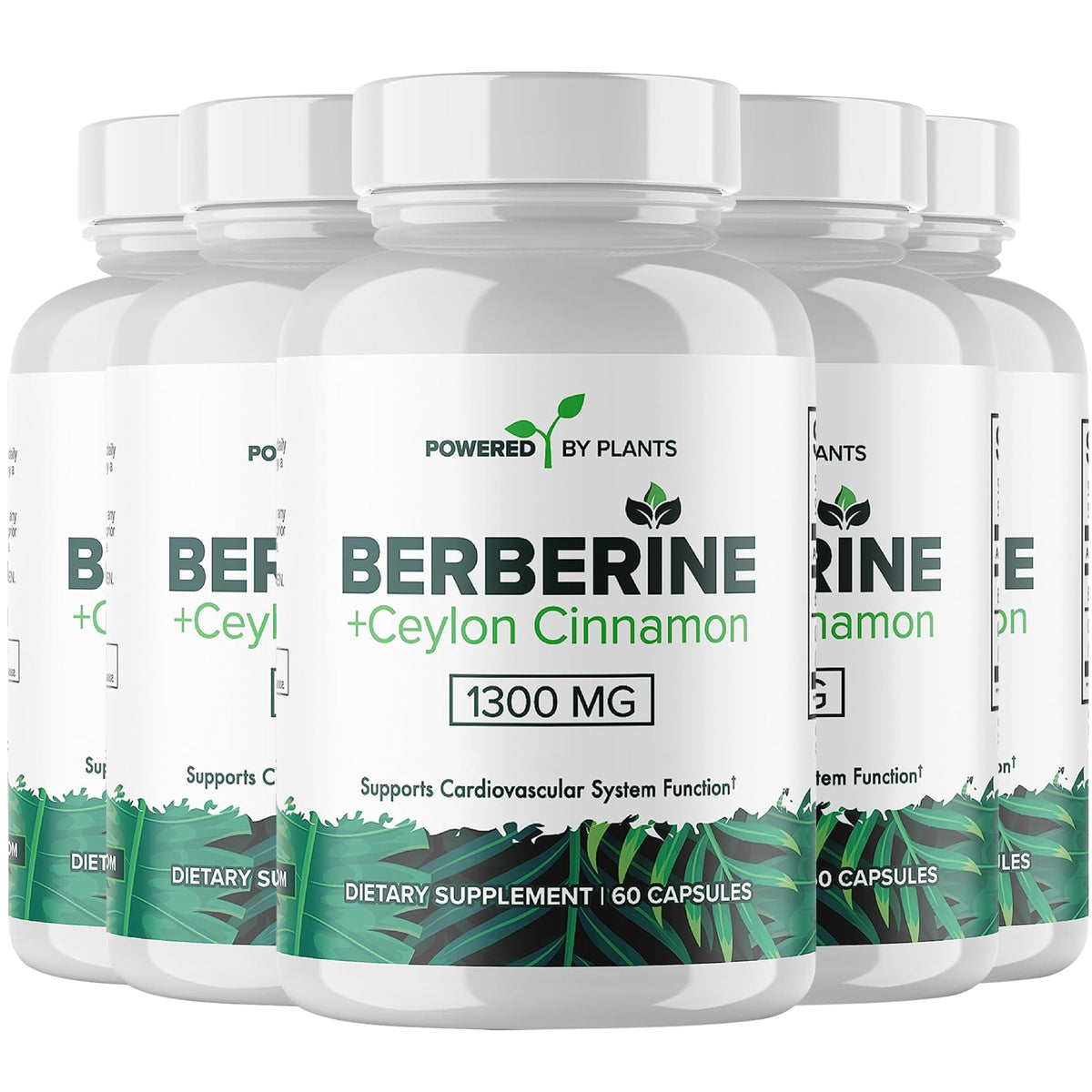 POWERED X PLANTS Complément Alimentaire Berbérine 1300mg paquet avant