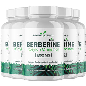 POWERED X PLANTS Complément Alimentaire Berbérine 1300mg paquet avant