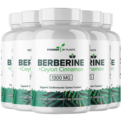 POWERED X PLANTS Complément Alimentaire Berbérine 1300mg paquet avant