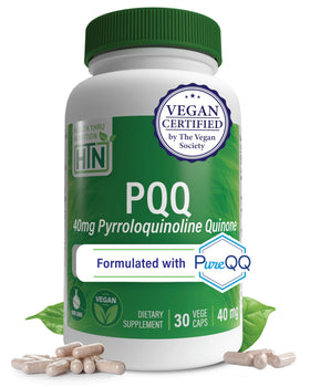 PQQ 40mg Health Thru Nutrition vue de face emballage