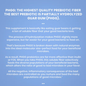 Prébiotique PERFECT PASS PHGG 299g sur une table de cuisine