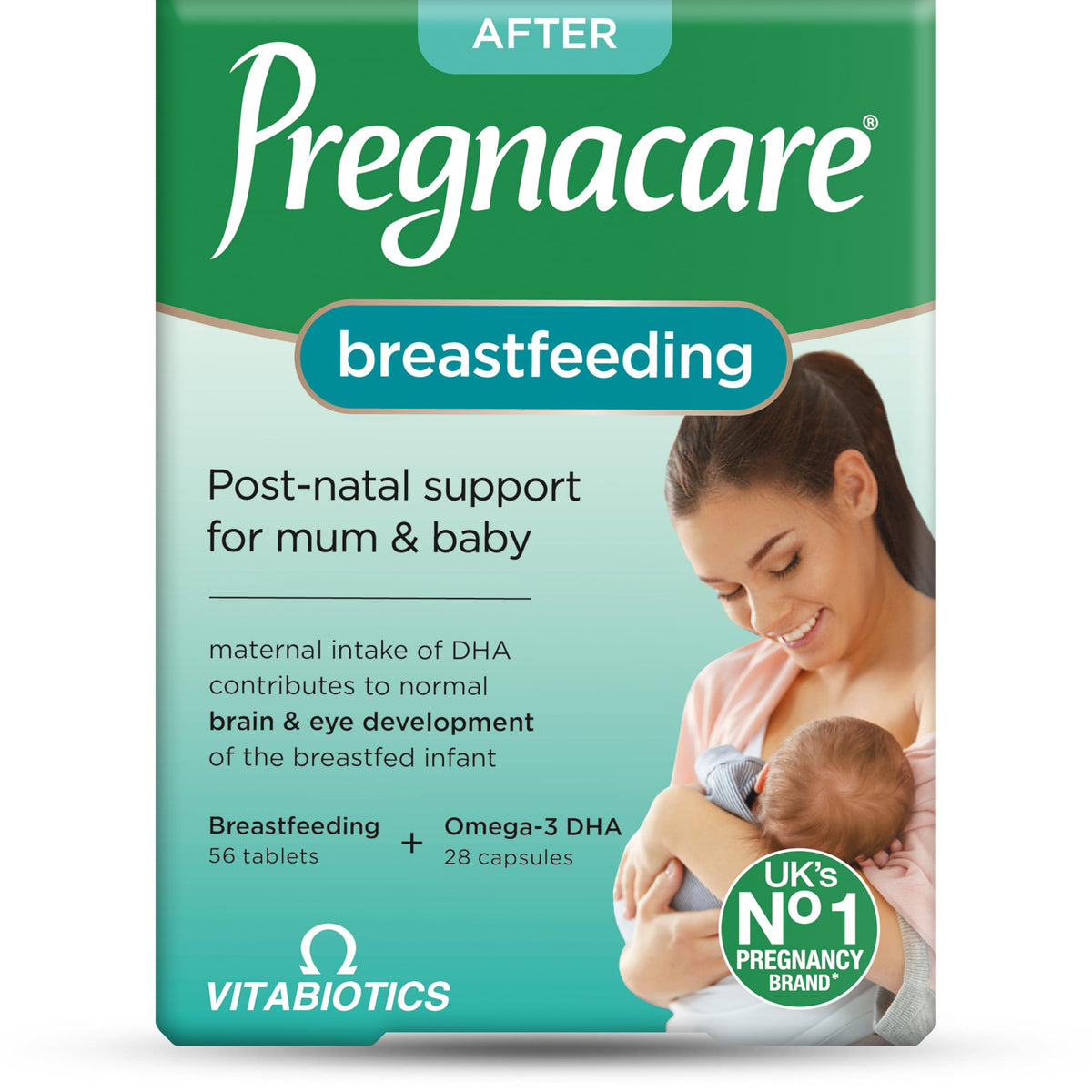 Pregnacare Complément Alimentaire Postnatal 84 Comprimés avant avec emballage