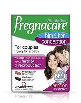 Pregnacare His & Her Conception 2x30 comprimés en emballage
