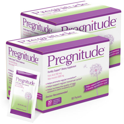 Pregnitude complément alimentaire soutien fertilité 120 sachets vue de face