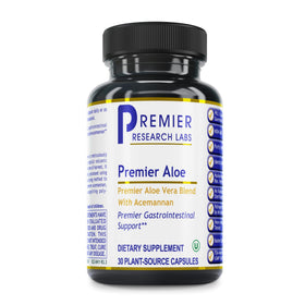 Premier Research Labs Aloe Vera Capsules 145mg 30 végétales face
