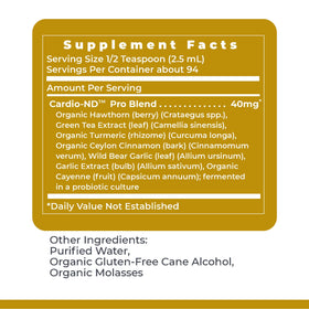 Premier Research Labs Cardio-ND 240 ml dans un cadre naturel