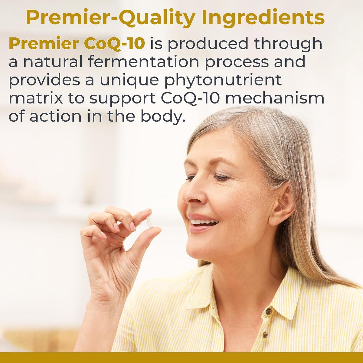 Premier Research Labs CoQ10 100mg capsules with packaging