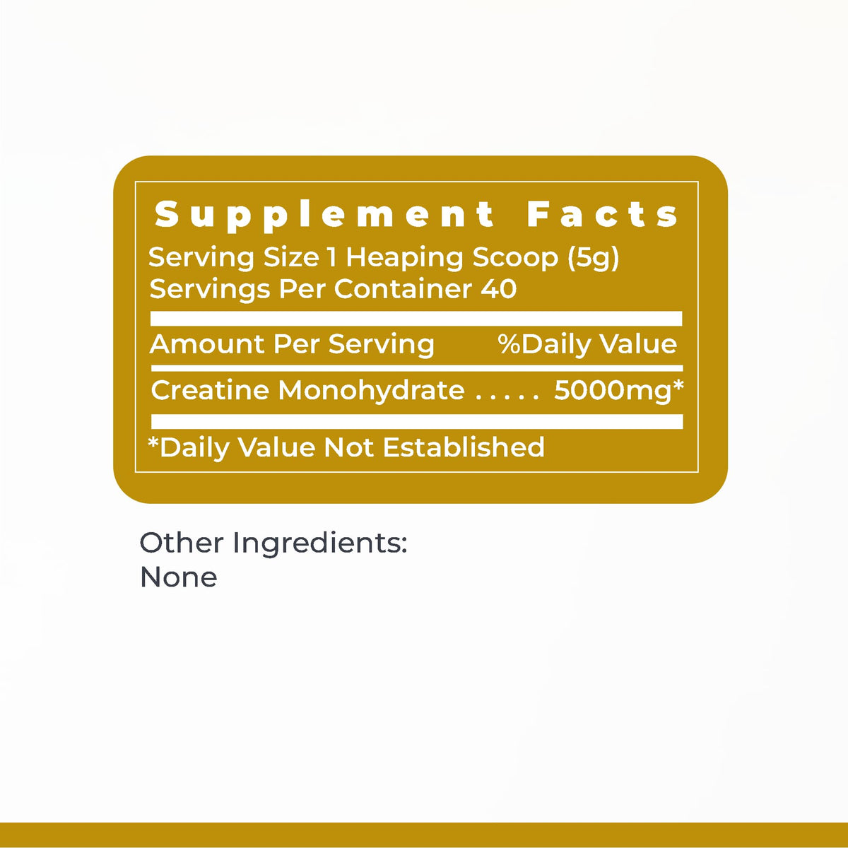 Premier Research Labs créatine monohydrate 259g sur table