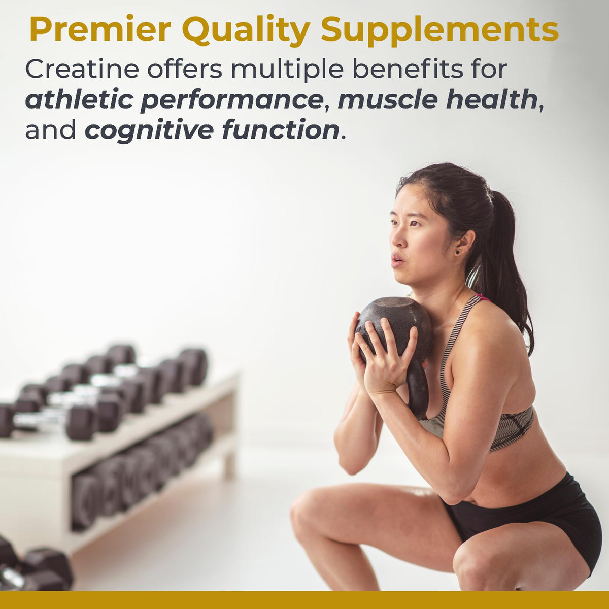 Premier Research Labs créatine monohydrate en poudre 259g avec cuillère