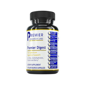Premier Research Labs Enzymes Actives 60 Capsules vue de face