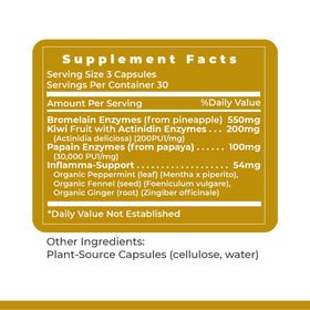 Premier Research Labs Inflammacidin, prise de capsules avec un verre d'eau