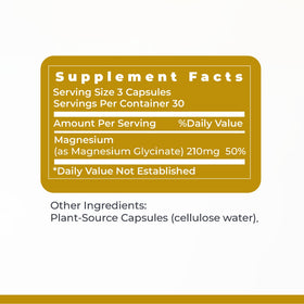 Premier Research Labs magnésium glycinate avec étiquette visible