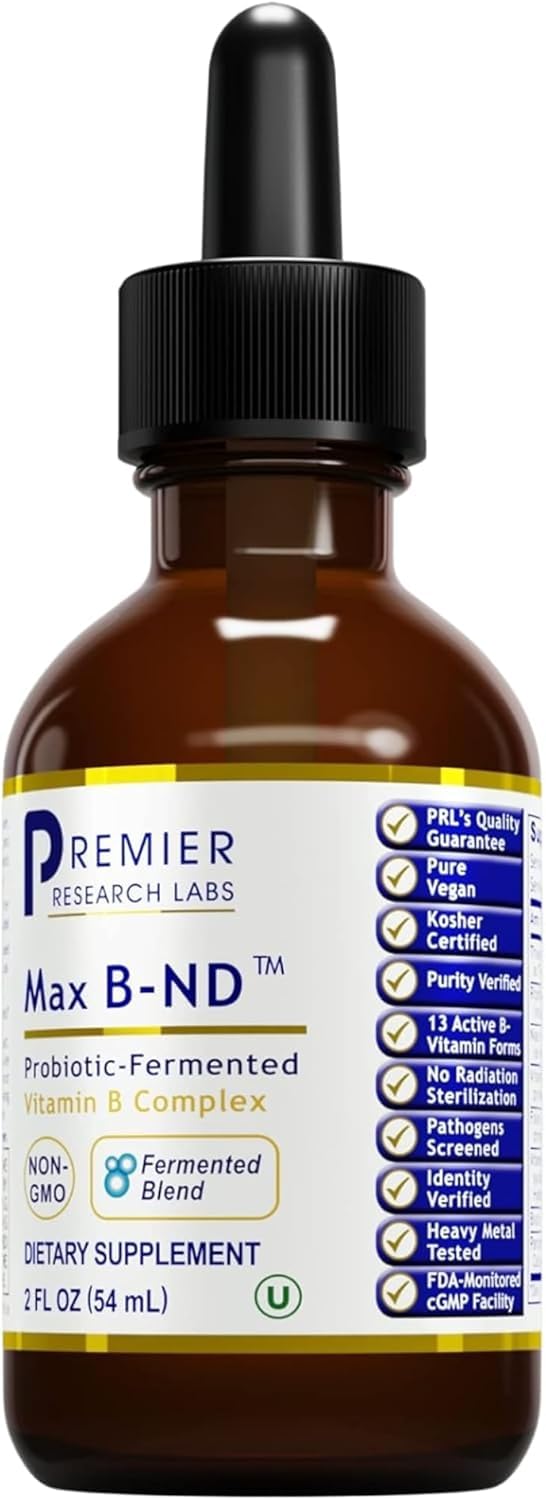 Premier Research Labs Max B-ND Complément Alimentaire Liquide 60 ml vue avant